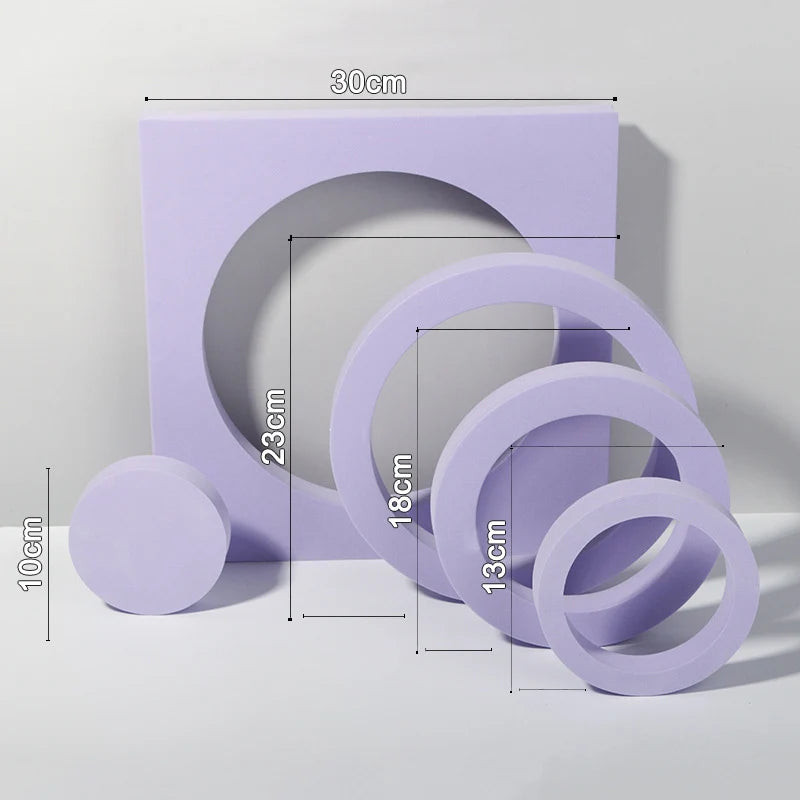 Camera Photography Accessories Background Geometric Cube Kits Art Photo Props for Lipstick Jewelry Toy Skincare Beauty products