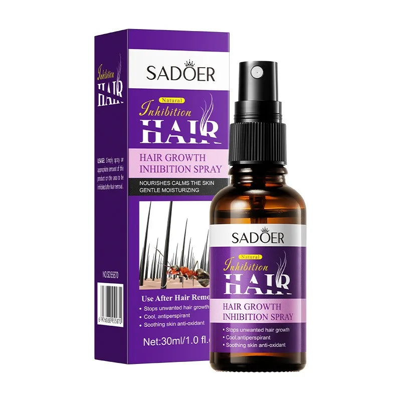 1pcs 30ml Hair Spray Stop Hair Essential Oil Gentle Smooth Natural Hair Growth Inhibition Skin Care Beauty Products