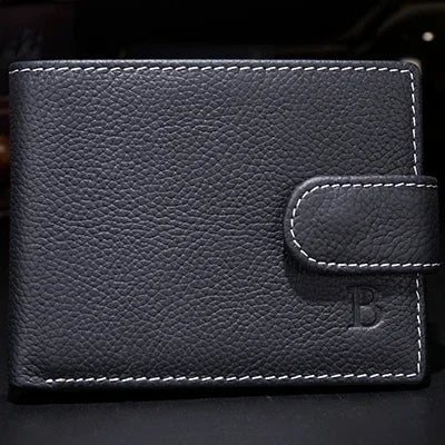 Baborry Men Wallets Genuine Cow Leather Wallets Thin Purse Card Holder Fashion Magic Purse Dollar Price Men Wallets