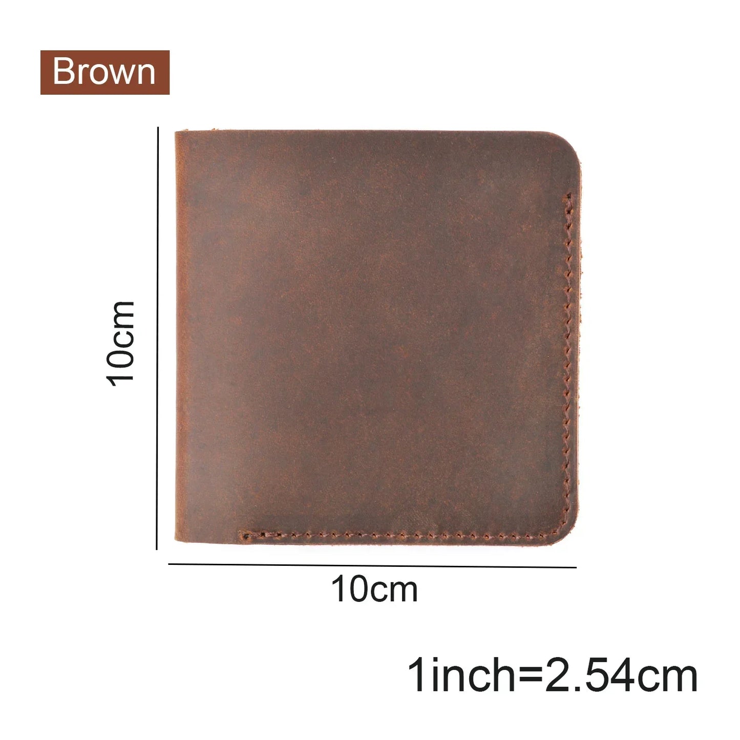 Genuine Leather Clutch Wallets Bifold Purse Vintage Crazy Horse Leather Men wallets Retro Coin Pocket Women Men Wallets
